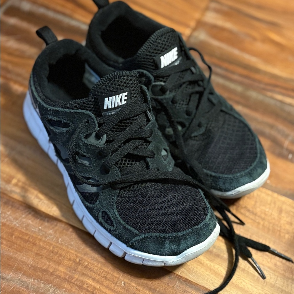 Nike Black and White Kids Sneakers